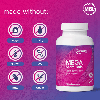 MegaSporeBiotic Probiotics for Women & Men 60 Capsules